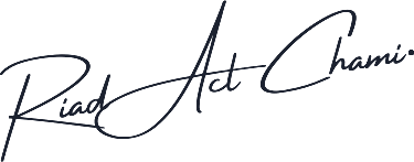Riad Al Chami's signature